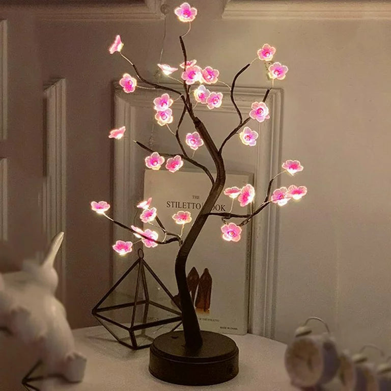 Led Copper Tree Light