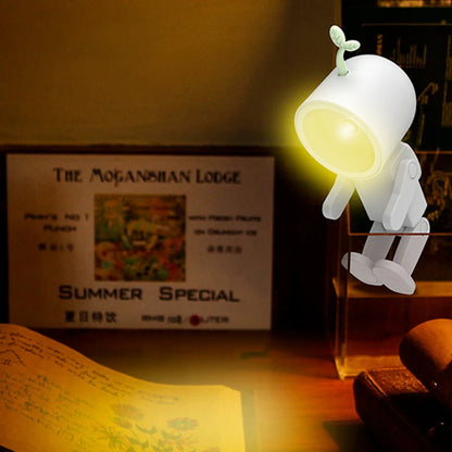 LED Night Lights Magnetic AG Battery Nights Lamp for Children Bedroom Bedside Desk Decorations Astronauts Mini Night Light