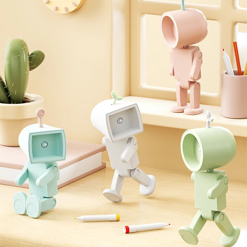 LED Night Lights Magnetic AG Battery Nights Lamp for Children Bedroom Bedside Desk Decorations Astronauts Mini Night Light